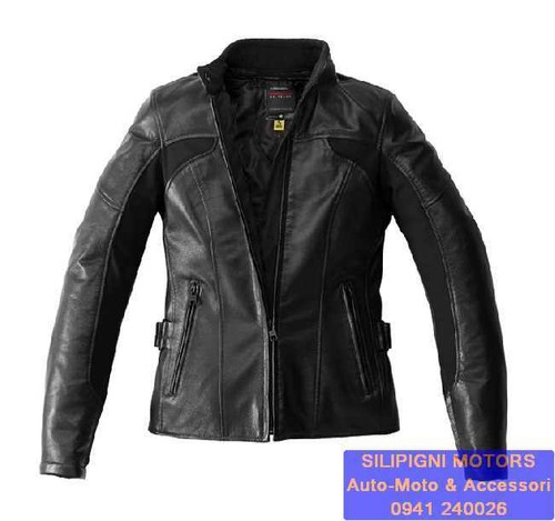 Giacca pelle donna spidi - giacca,